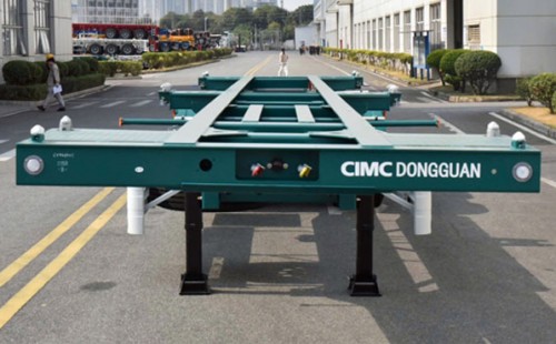 SƠMI-ROMOOC XƯƠNG 45 FEET 3 TRỤC 12 GÙ CIMC 2025