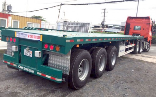 Somi Rơ moóc Sàn CIMC 40 Feet 3 Trục – Đời 2025