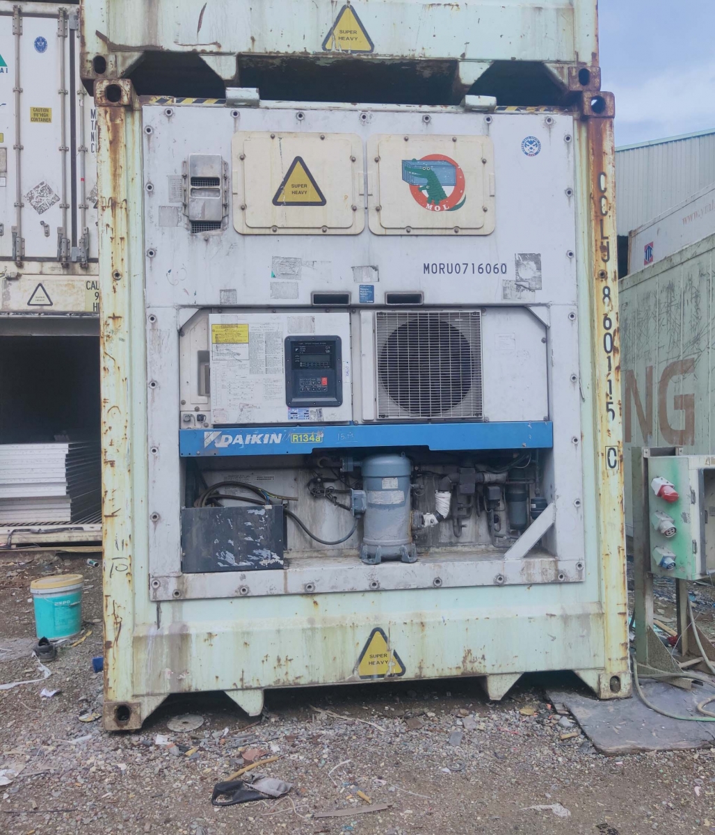 Hệ thống máy lạnh của container lạnh