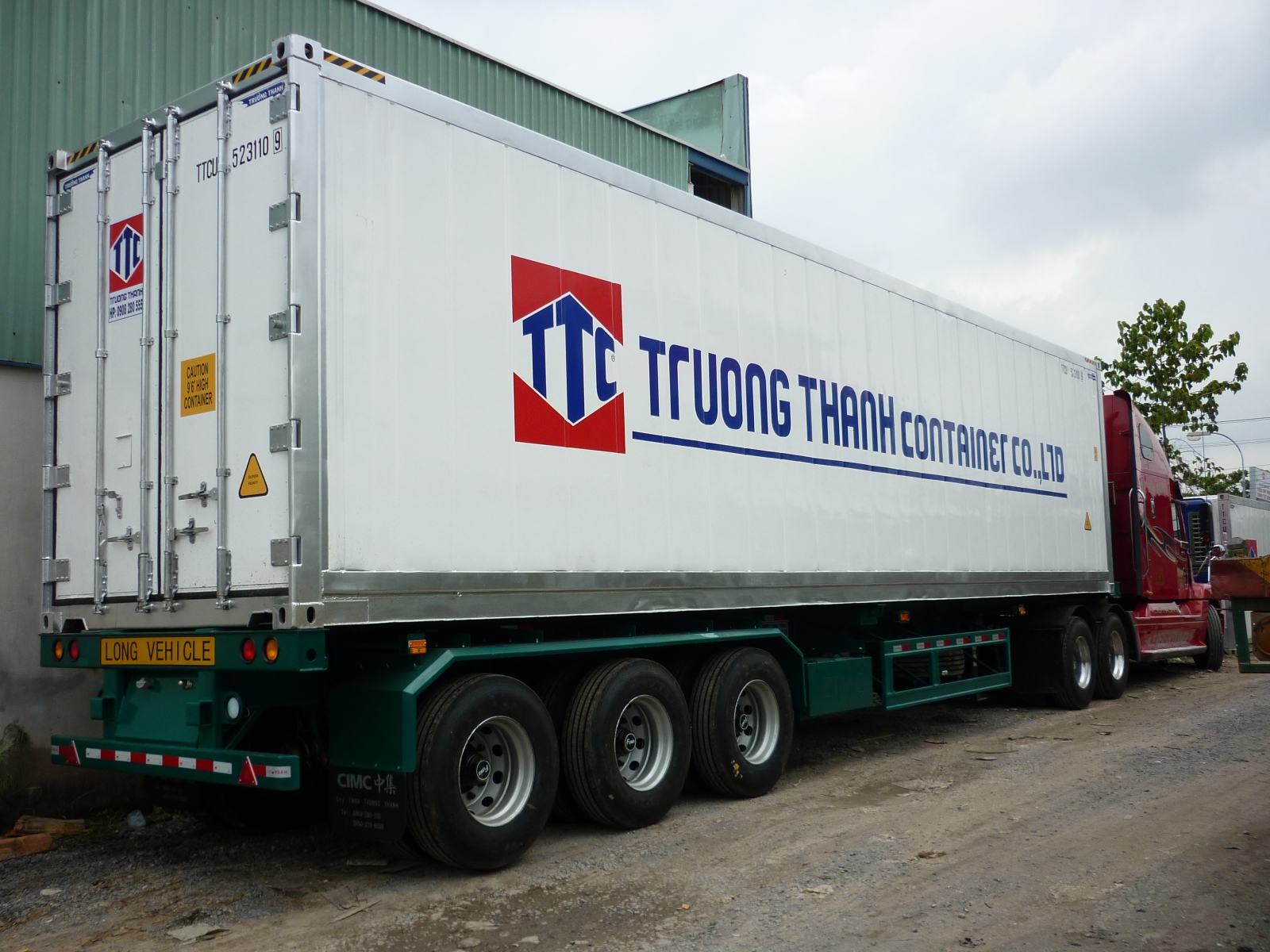 Container lạnh do Trưởng Thanh cung cấp