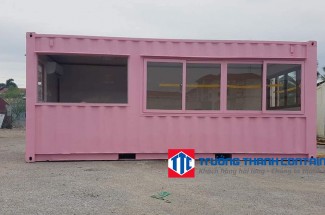 Container bán hàng - thiết kế gian hàng container 