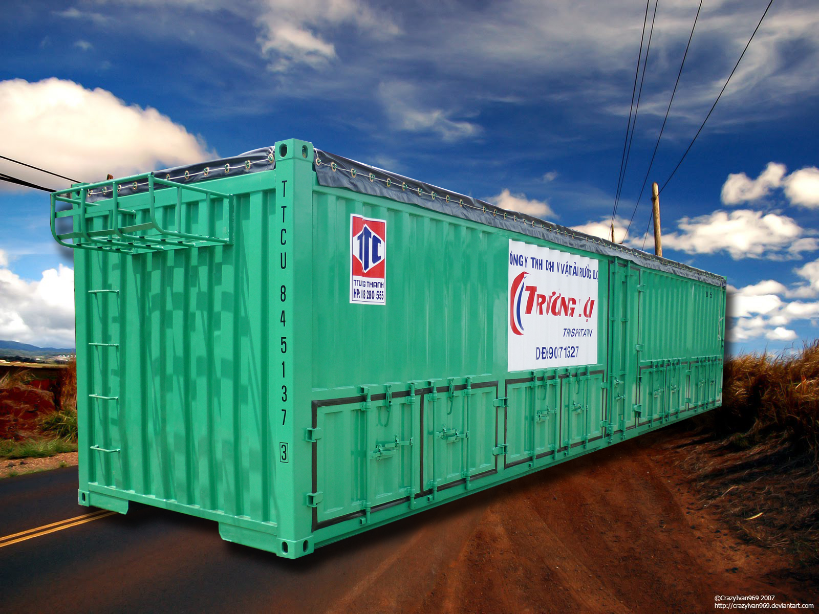 container mở nóc